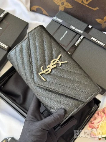 Saint Laurent Monogram Large Flap Wallet, снимка 4 - Портфейли, портмонета - 55417583