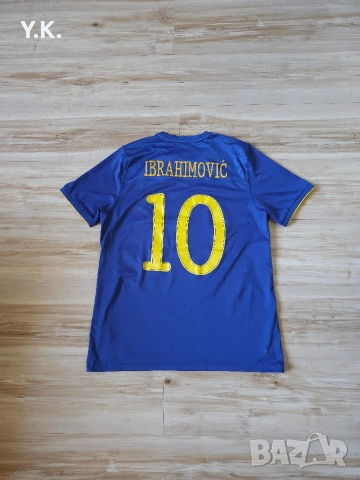Оригинална мъжка тениска Umbro x Sweden National Football Team x Ibrahimovic / Season 10 (Away), снимка 3 - Тениски - 55199045