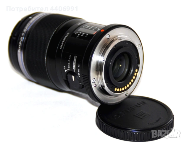 Обектив Olympus M.Zuiko Digital ED 60mm f/2.8 Macro Lens, Черен, снимка 3 - Обективи и филтри - 54499335
