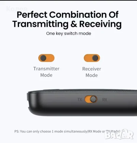 Bluetooth receiver- transmitter Ugreen, снимка 2 - Други - 55332952