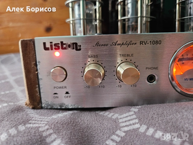 Лампов усилвател с Bluetooth, снимка 2 - Ресийвъри, усилватели, смесителни пултове - 55102561