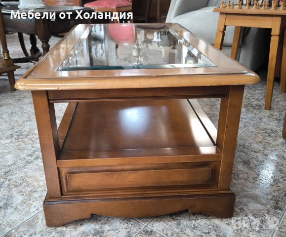 Черешова холна маса с чекмедже, снимка 9 - Маси - 54879087