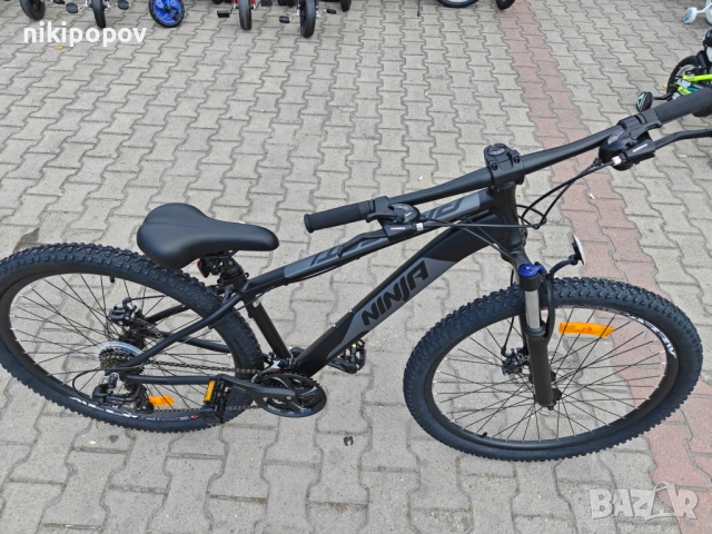 BG Алуминиев велосипед 27.5" NINJA черен, снимка 2 - Велосипеди - 54864680