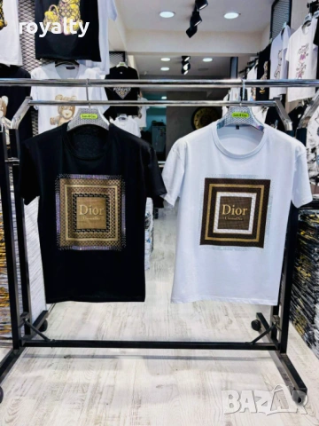 Dior Нова Дамска Тениска Два Цвята 