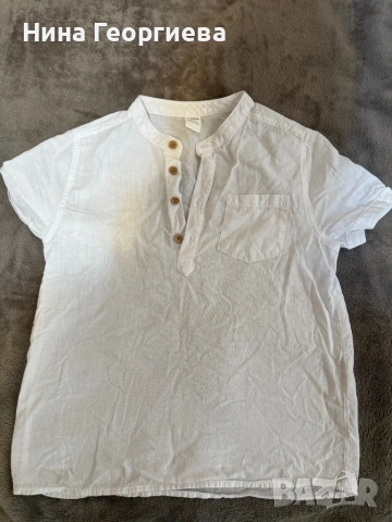 Риза с къс ръкав