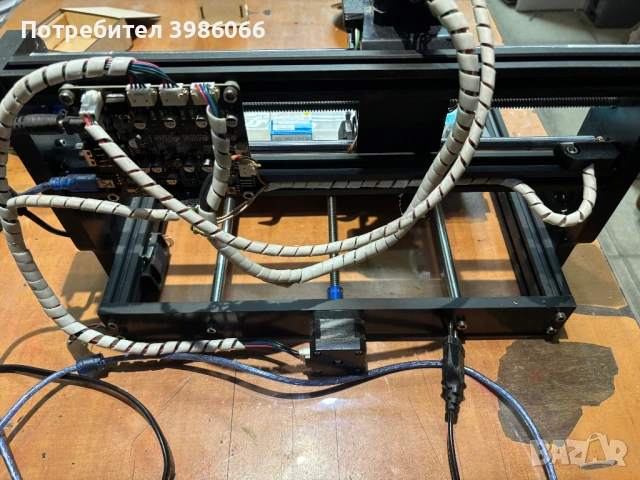 CNC 2-в-1 Фреза - Лазерен гравьор(15000mw) 3018 PRO MAX, снимка 5 - Друга електроника - 54316200