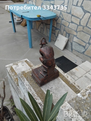 Декоративна фигура"Мислителят", снимка 5 - Декорация за дома - 54176404