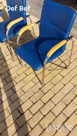 Комплект 4 офис стола + 1 подарък, снимка 2 - Столове за офис - 54118080