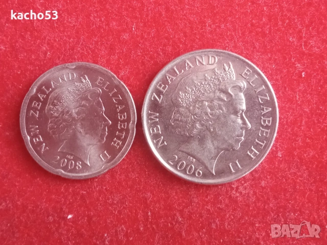 20,50 цента 2008,2006 г. Нова Зеландия., снимка 2 - Нумизматика и бонистика - 54752482