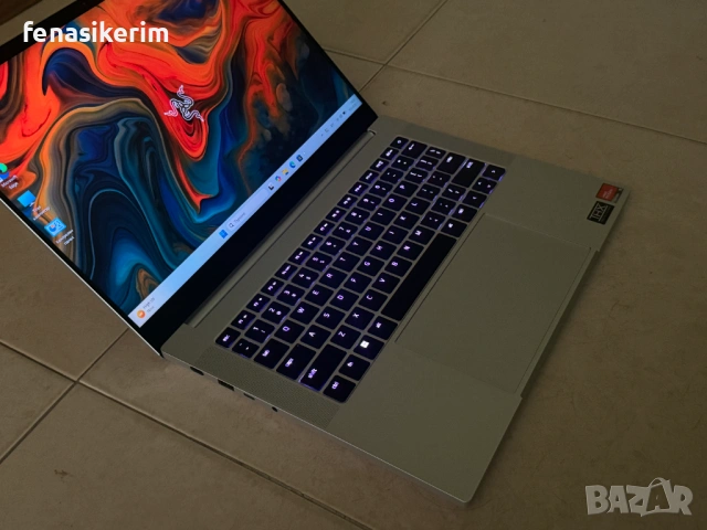 14' 2.5K 240Hz Ryzen 9 7940HS Razer Blade 32GB DDR5/512GB NVMe/Nvidia RTX 4070 8GB/Бат. 6ч, снимка 6 - Лаптопи за работа - 54266521