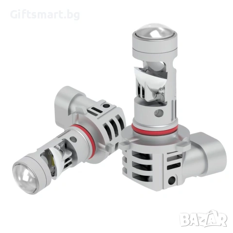 Комплект 2 LED крушки с лупа и вентилатор V8T, Plug and Play, 9005, HB3, 9000 Lm, 12V, 2 x 40W, снимка 9 - Аксесоари и консумативи - 55230850