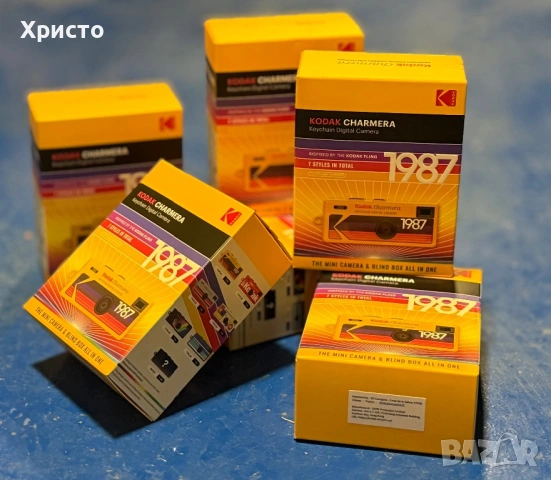 НОВО!!! Цифров фотоапарат тип ключодържател Kodak Charmera, случаен цвят, 58x24.5x20mm  , снимка 2 - Фотоапарати - 54662851