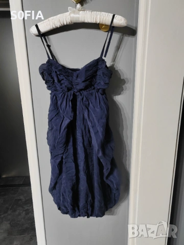 Копринена рокля размр S