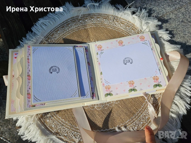 Ръчно изработено албумче за момиченце , снимка 8 - Декорация за дома - 54130303