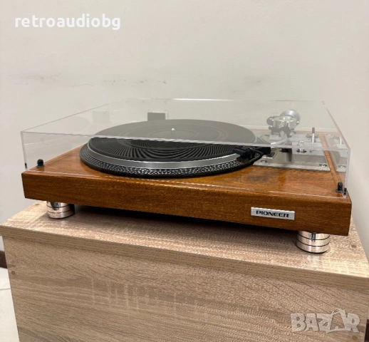 🔈Топ ретро колекционерски грамофон PIONEER PL-518 - Direct drive🔈, снимка 5 - Грамофони - 54526345