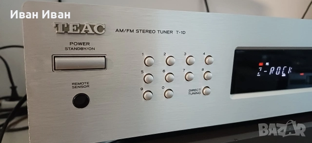 Тунер TEAC T-1D, снимка 3 - Ресийвъри, усилватели, смесителни пултове - 55178026