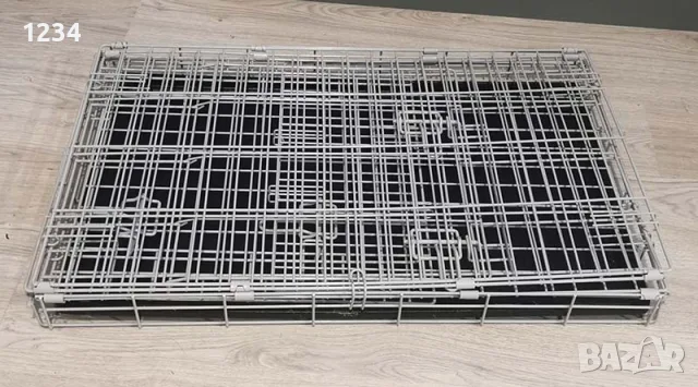 НОВА метална сгъваема клетка за куче 77x50x54см за транспорт и стационар, снимка 8 - За кучета - 55328546