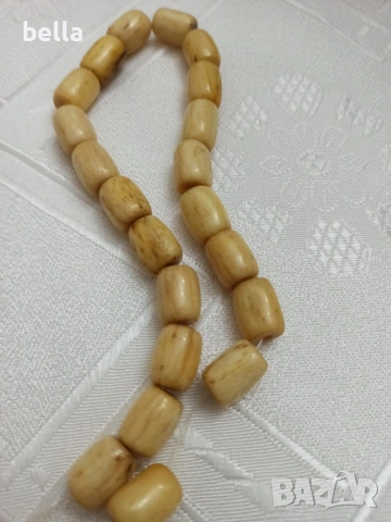 Броеница камилска кост -21 зърна , снимка 3 - Антикварни и старинни предмети - 54223987