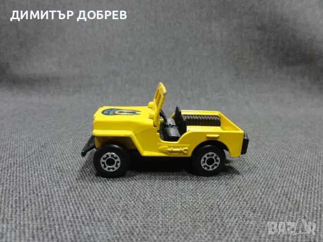 СТАРА РЕТРО МЕТАЛНА КОЛИЧКА MATCHBOX ENGLAND JEEP, снимка 2 - Колекции - 55428364