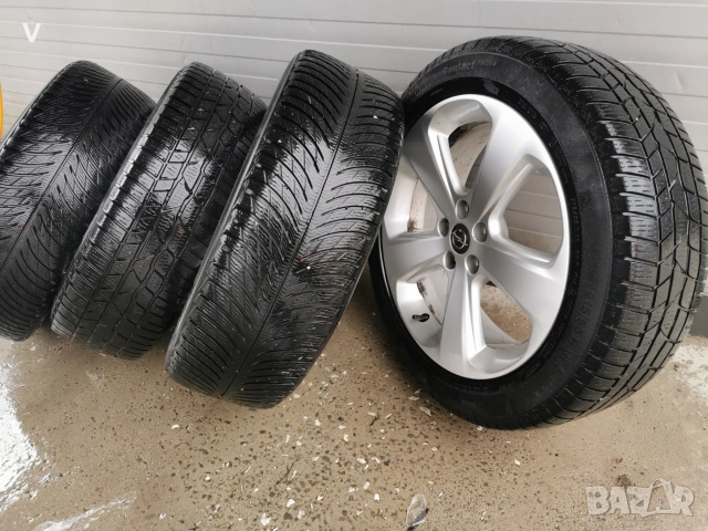 4 зимни гуми с големи грайфери - две Мишелин и две Континентал 215 55 18, снимка 3 - Гуми и джанти - 54119590