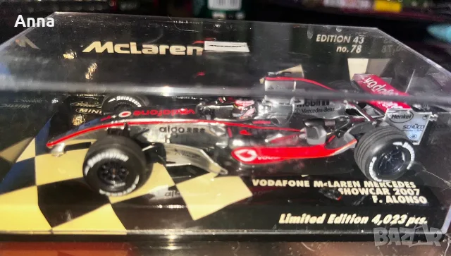 Vodafone McLaren Mercedes Showcar 2007 – F. Alonso, снимка 4 - Колекции - 55481830