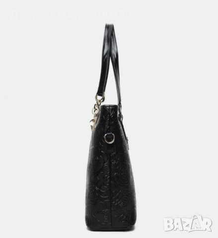 👜✨ КОМПЛЕКТ ОТ 6 БРОЯ ЛУКСОЗНИ ДАМСКИ ЧАНТИ – ЧЕРЕН ЦВЯТ ✨👜, снимка 4 - Чанти - 54875207