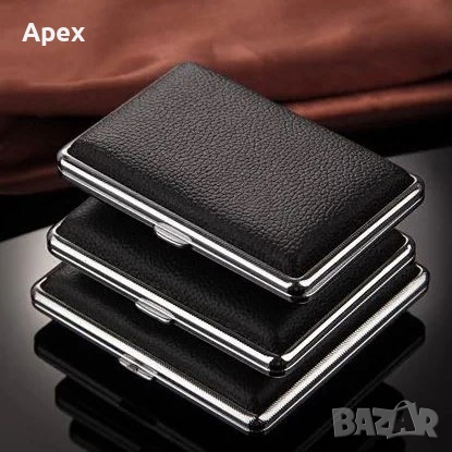 Луксозна Кожена Табакера за Цигари 80мм 100мм Слим. Стилни Табакери за Slim Цигари.Tabakera.Tabakeri, снимка 3 - Табакери - 54010129