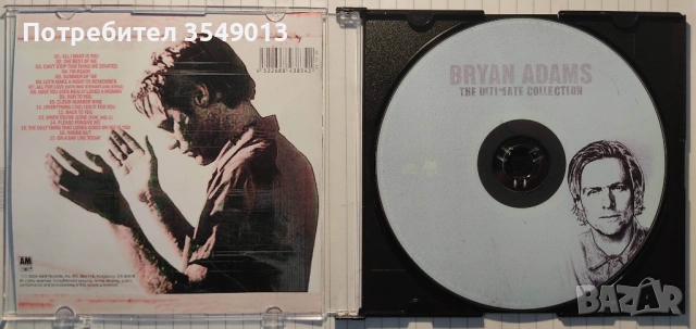 cd / цд компакт дискове - нови - BRYAN ADAMS [GR.HITS,BEST,COLLECTION], снимка 9 - CD дискове - 53222115