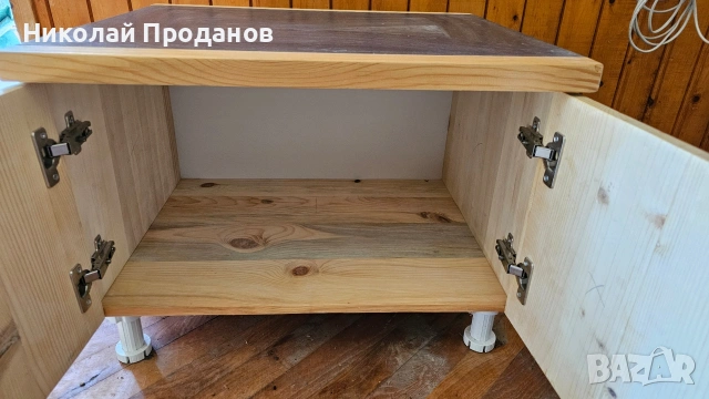 Шкаф за печка тип Раховец от масивна дървесина с термоплот, снимка 2 - Шкафове - 54443213