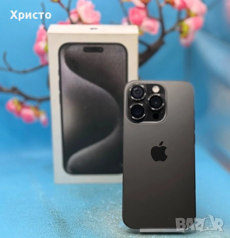 Apple iPhone 15 Pro, 128GB, 5G, Black Titanium, снимка 5 - Apple iPhone - 53999460