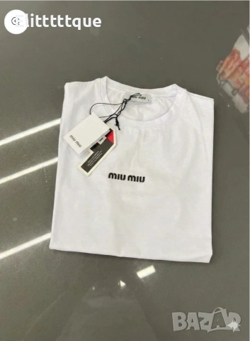 дамски тениски Christian Dior miu miu Valentino garavani , снимка 2 - Тениски - 54969221