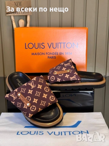 Louis Vuitton Дамски Чехли Луис Витон - Различни Цветове Код SK1586, снимка 9 - Чехли - 54656629