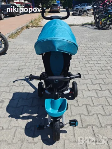 BYOX Детска триколка Flexy LUX син, снимка 6 - Детски велосипеди, триколки и коли - 55440219