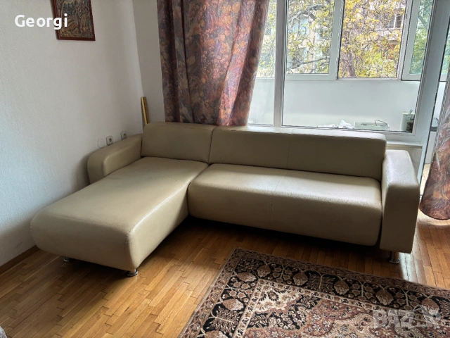 Ъглов диван от еко кожа, снимка 3 - Дивани и мека мебел - 54320252