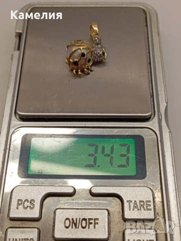 Златна висулка с брилианти , снимка 10 - Колиета, медальони, синджири - 54108330