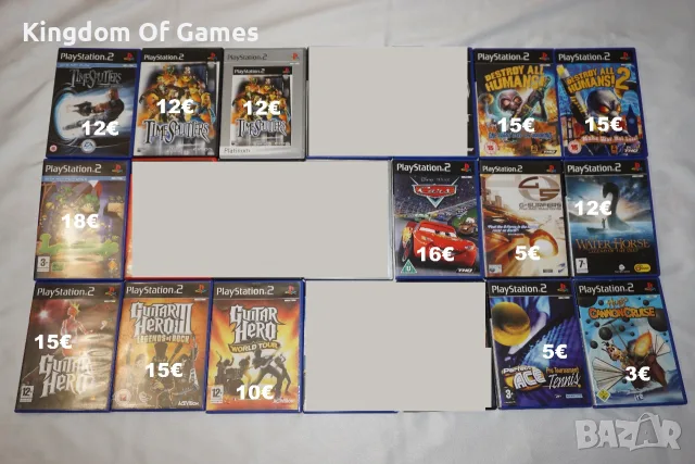 Игри за PS2 Time Splitters/Destroy All Humans 1 2/Lemmings/Cars/Water Horse/Guitar Hero