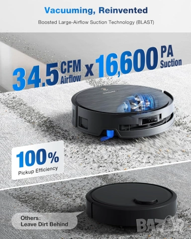 Прахосмукачка Робот + Автоматична Станция ECOVACS Deebot X9 Pro OMNI за Сухо и Мокро, 16600Pa, AI!, снимка 5 - Прахосмукачки - 54170972