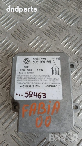 Airbag модул Skoda Fabia 2000 6Q0909601C 5WK42948