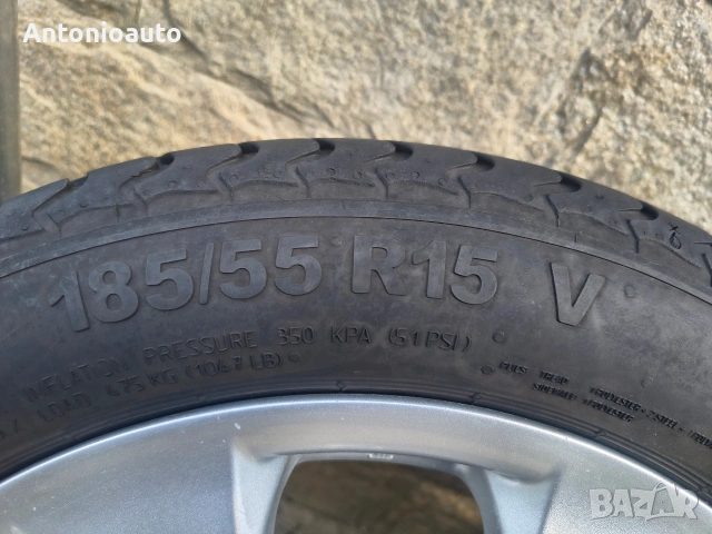 5х100 - 15 цола оригинални немски джанти за SEAT Ibiza 5 x 100 Volkswagen Polo 5x100 SKODA Fabia, снимка 8 - Гуми и джанти - 54292327