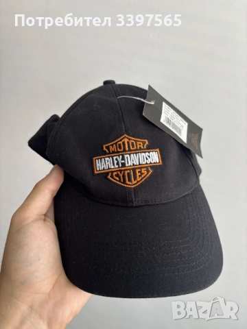 Оригинална шапка Harley Davidson черна - чисто нова с етикет, снимка 4 - Шапки - 55249294