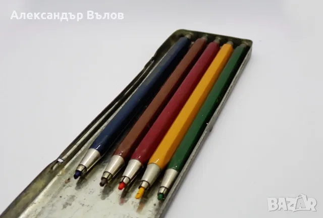 Комплект 5 бр. перомоливки Versatil 5217 Техниколор Чехословакия Technicolor