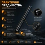 Мощен електрошок с LED фенер палка за самоотбрана кучегон акумулаторен зареждащ се защита кучета, снимка 4