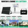панел комплект монокристален соларен панел 25W 12V с контролер и монтаж, снимка 11