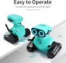 GILOBABY Играчка робот с дистанционно управление за деца 3-5 години, мигащи LED очи, снимка 4