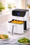 Еър фрайър Rachs KOCHWERK с горещ въздух 4L ,с тъчскрийн ,1400 w, снимка 1