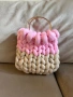 Ръчно плетена чанта - chunky yarn bag, снимка 2