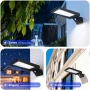 Комплект 2 соларни LED лампи с датчик и дистанционно, снимка 11