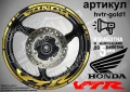 Honda VTR кантове и надписи за джанти, снимка 4