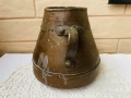 Красива медна кашпа с 2 дръжки от Англия с алое вера, снимка 11