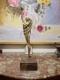 Страхотна антикварна бронзова пластика фигура статуетка скулптура , снимка 2